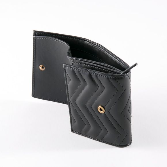 Gucci Folding Wallet GG MARMONT Black - Picture 5 of 5
